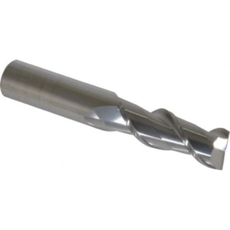 KYOCERA SGS 5/8, 1-5/8 LOC, 5/8 Shank Diam, 3-3/4 OAL, 2 Flute, Solid Carbide Square End Mill Single End, Uncoated, S...